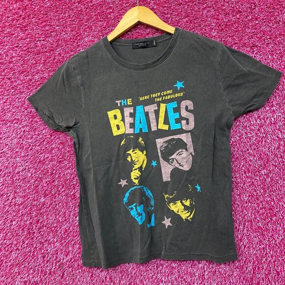 The Beatles Here They Come The Fabulous Beatles Retro Style T-Shirt Small - Picture 3 of 5